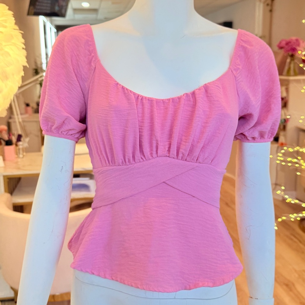 Elegant Pink Women's Top